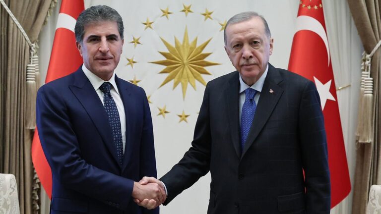 Cumhurbaşkanı Erdoğan, Neçirvan Barzani’yi kabul etti