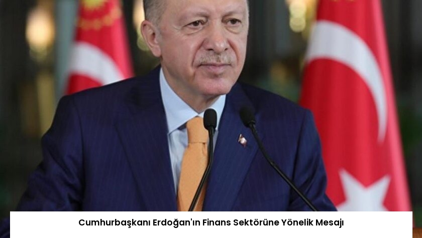 Cumhurbaşkanı Erdoğan’ın Finans Sektörüne Yönelik Mesajı