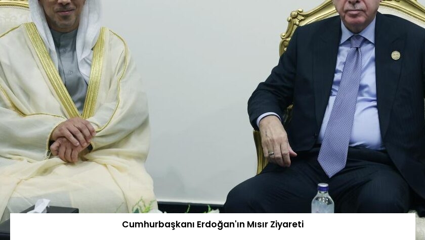 Cumhurbaşkanı Erdoğan’ın Mısır Ziyareti