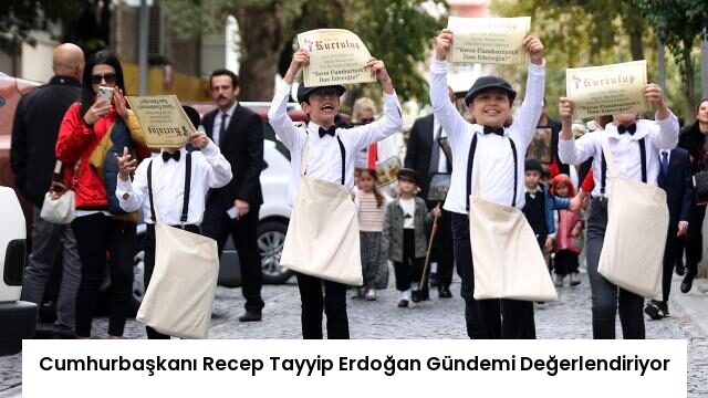 Cumhurbaşkanı Recep Tayyip Erdoğan Gündemi Değerlendiriyor