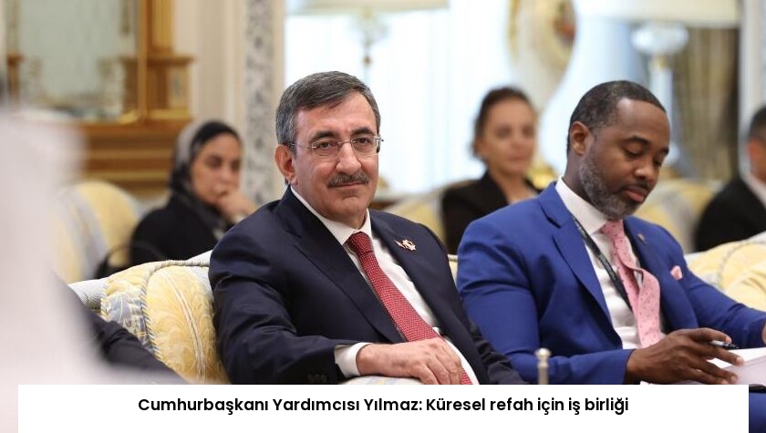 Cumhurbaşkanı Yardımcısı Yılmaz: Küresel refah için iş birliği