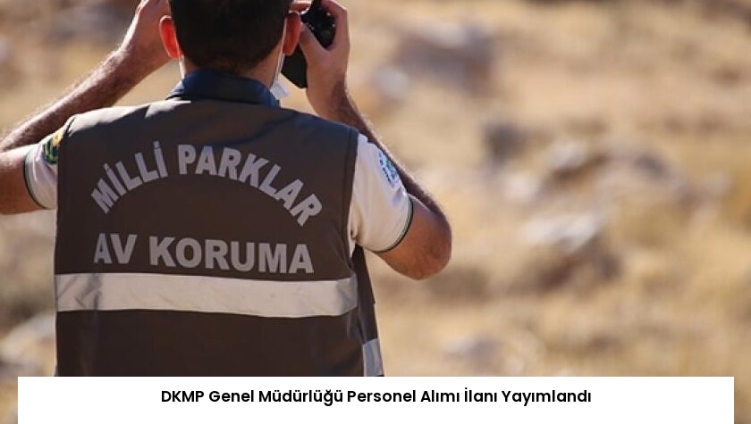 DKMP Genel Müdürlüğü Personel Alımı İlanı Yayımlandı