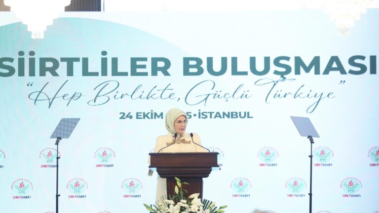 Emine Erdoğan: Siirt’te Kardeşlik ve Vefa