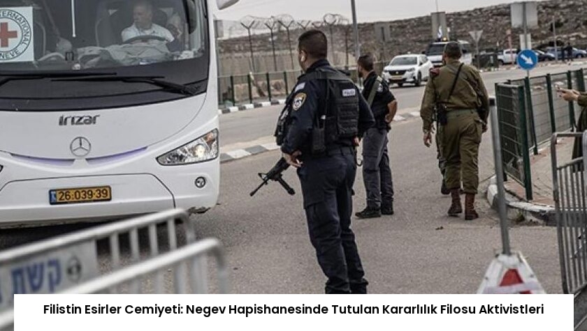 Filistin Esirler Cemiyeti: Negev Hapishanesinde Tutulan Kararlılık Filosu Aktivistleri
