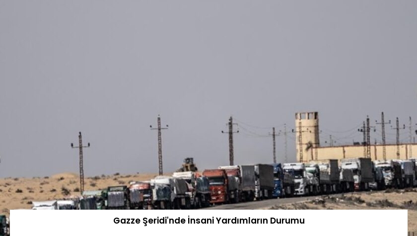 Gazze Şeridi’nde İnsani Yardımların Durumu