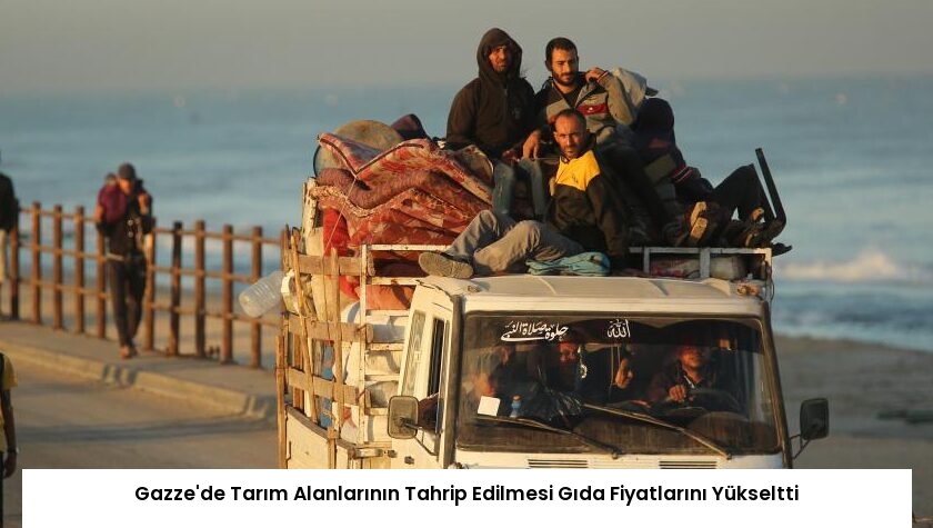 Gazze’de Tarım Alanlarının Tahrip Edilmesi Gıda Fiyatlarını Yükseltti