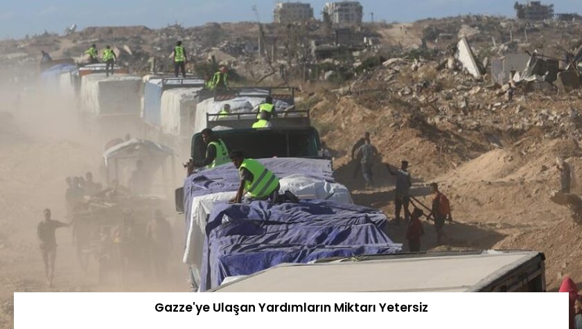 Gazze’ye Ulaşan Yardımların Miktarı Yetersiz