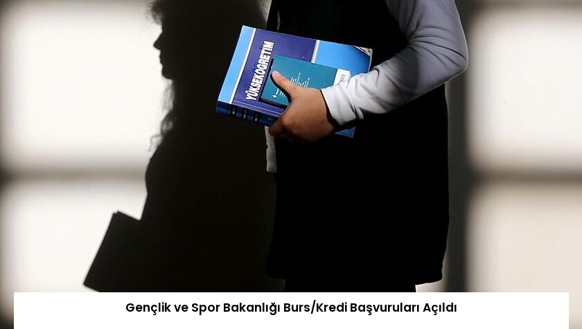 Gençlik ve Spor Bakanlığı Burs/Kredi Başvuruları Açıldı