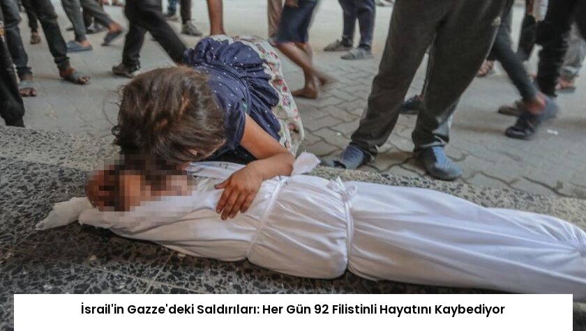 İsrail’in Gazze’deki Saldırıları: Her Gün 92 Filistinli Hayatını Kaybediyor