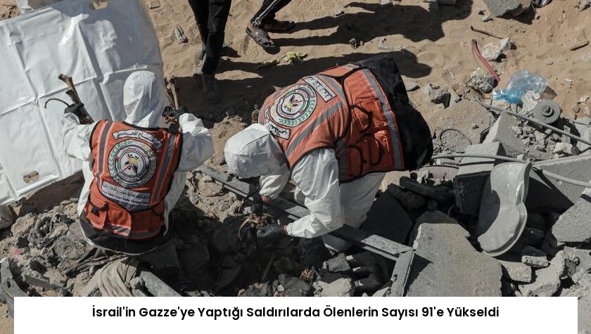 İsrail’in Gazze’ye Yaptığı Saldırılarda Ölenlerin Sayısı 91’e Yükseldi