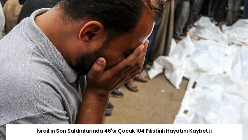 İsrail’in Son Saldırılarında 46’sı Çocuk 104 Filistinli Hayatını Kaybetti