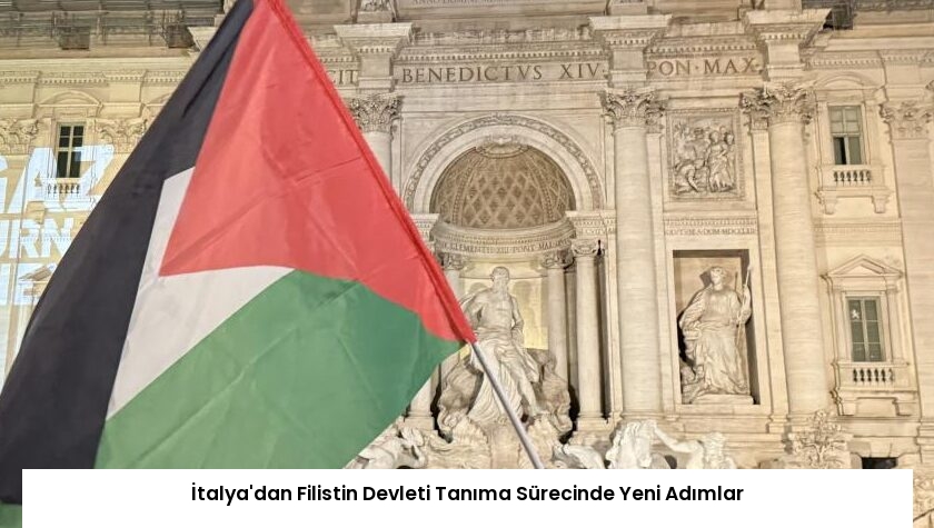 İtalya’dan Filistin Devleti Tanıma Sürecinde Yeni Adımlar