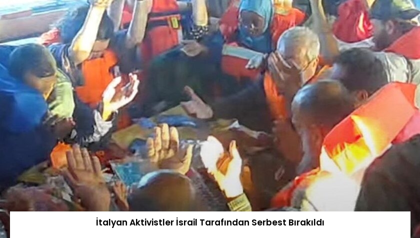 İtalyan Aktivistler İsrail Tarafından Serbest Bırakıldı