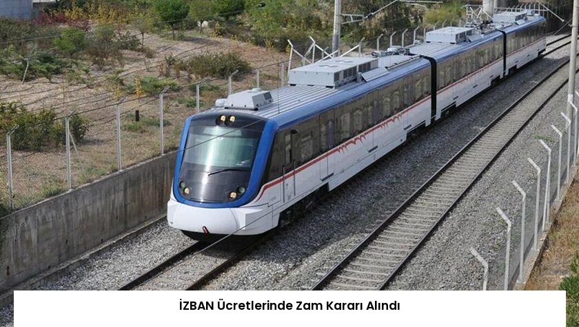 İZBAN Ücretlerinde Zam Kararı Alındı