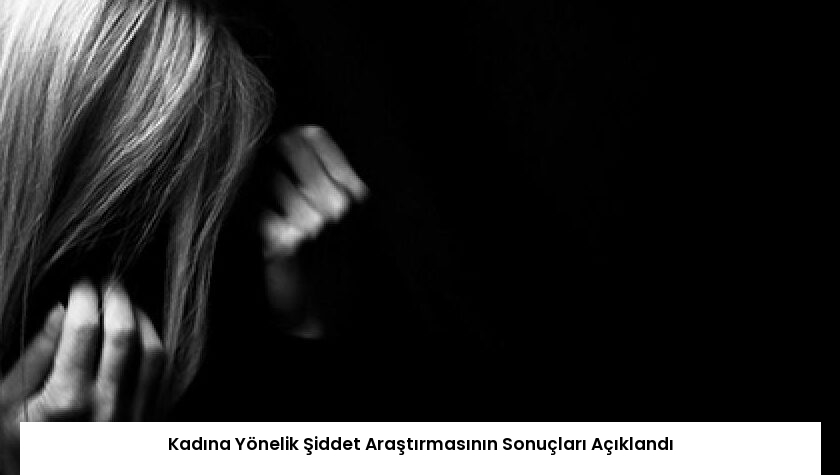 Kadına Yönelik Şiddet Araştırmasının Sonuçları Açıklandı