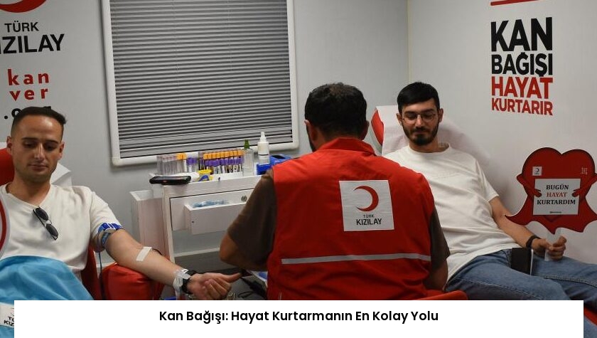 Kan Bağışı: Hayat Kurtarmanın En Kolay Yolu