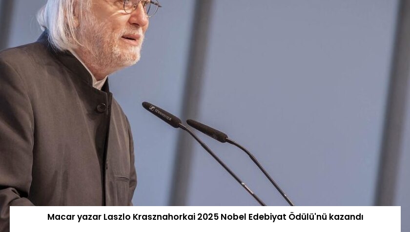 Macar yazar Laszlo Krasznahorkai 2025 Nobel Edebiyat Ödülü’nü kazandı