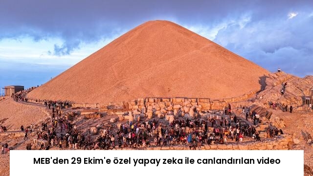 MEB’den 29 Ekim’e özel yapay zeka ile canlandırılan video