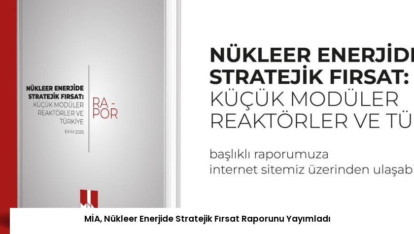 MİA, Nükleer Enerjide Stratejik Fırsat Raporunu Yayımladı