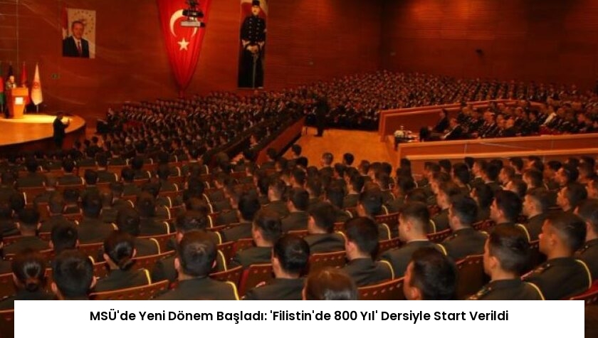 MSÜ’de Yeni Dönem Başladı: ‘Filistin’de 800 Yıl’ Dersiyle Start Verildi