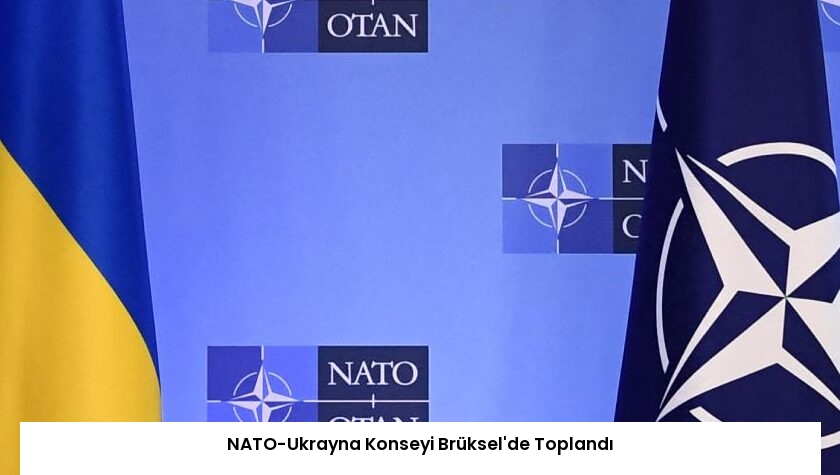 NATO-Ukrayna Konseyi Brüksel’de Toplandı