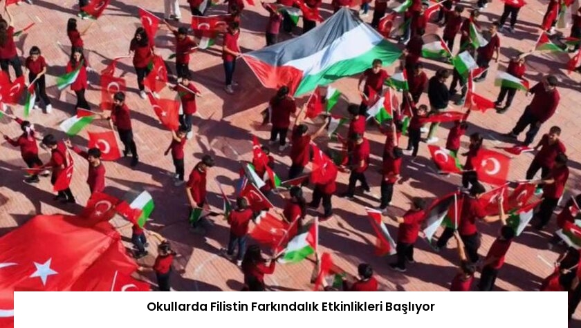 Okullarda Filistin Farkındalık Etkinlikleri Başlıyor