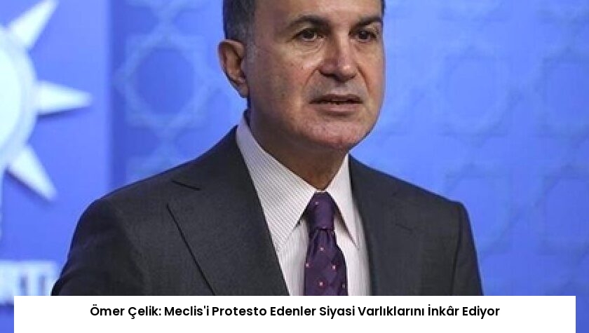 Ömer Çelik: Meclis’i Protesto Edenler Siyasi Varlıklarını İnkâr Ediyor