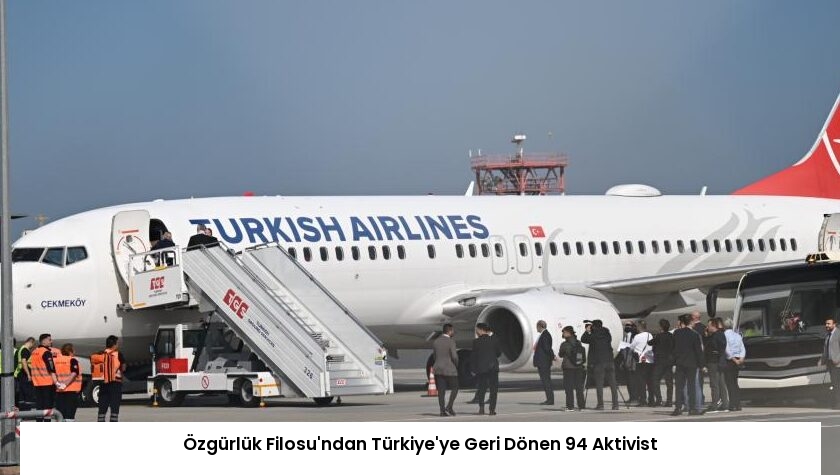 Özgürlük Filosu’ndan Türkiye’ye Geri Dönen 94 Aktivist