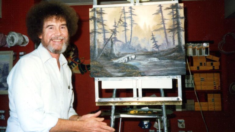Ressam Bob Ross’un Tabloları Açık Artırmada