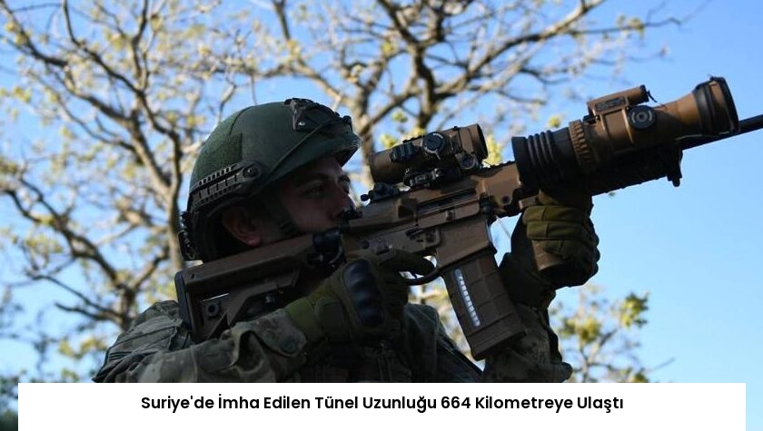 Suriye’de İmha Edilen Tünel Uzunluğu 664 Kilometreye Ulaştı