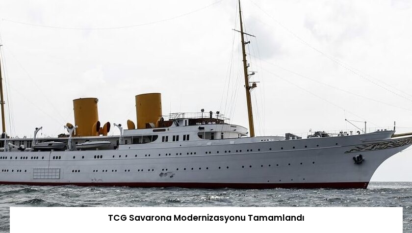 TCG Savarona Modernizasyonu Tamamlandı