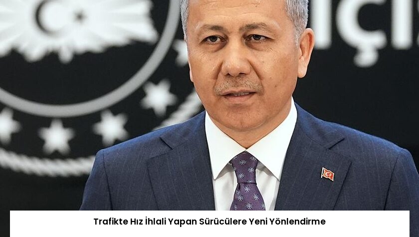 Trafikte Hız İhlali Yapan Sürücülere Yeni Yönlendirme
