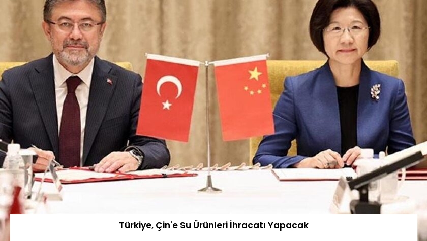 Türkiye, Çin’e Su Ürünleri İhracatı Yapacak