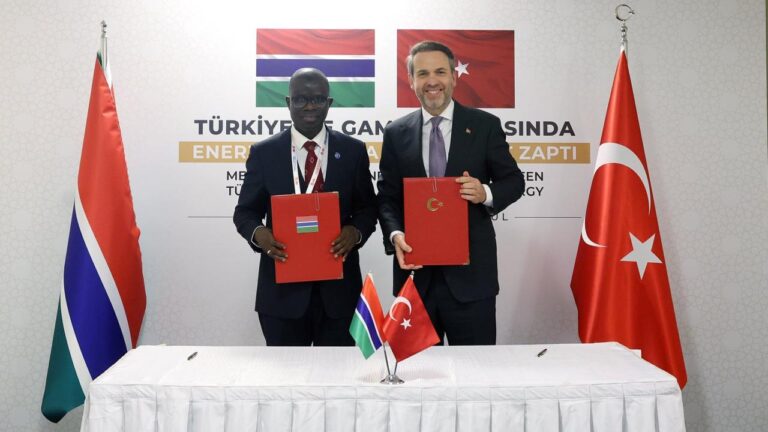 Türkiye ile Gambiya Arasında Enerji İşbirliği