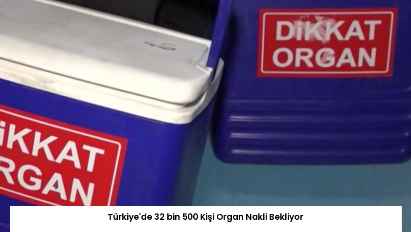 Türkiye’de 32 bin 500 Kişi Organ Nakli Bekliyor