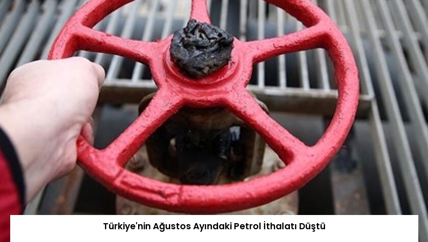 Türkiye’nin Ağustos Ayındaki Petrol İthalatı Düştü