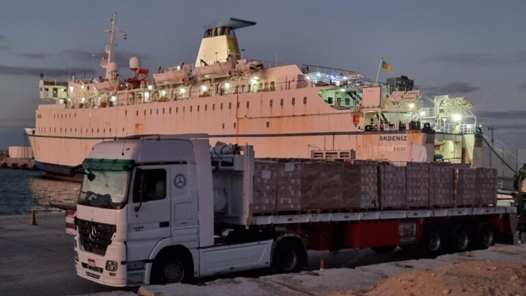 Türkiye’nin Gazze’ye Yardım Tırları Yola Çıktı
