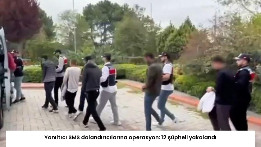 Yanıltıcı SMS dolandırıcılarına operasyon: 12 şüpheli yakalandı