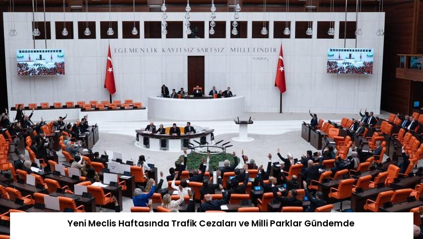 Yeni Meclis Haftasında Trafik Cezaları ve Milli Parklar Gündemde
