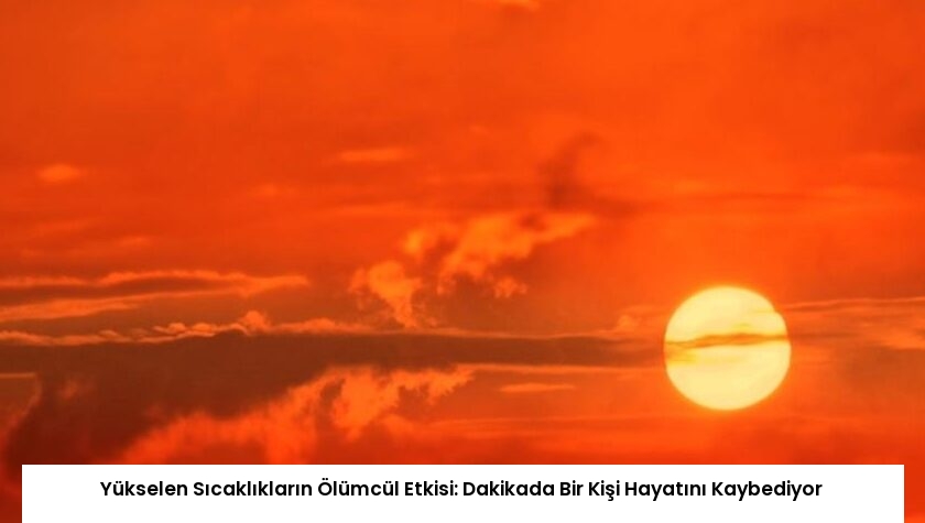 Yükselen Sıcaklıkların Ölümcül Etkisi: Dakikada Bir Kişi Hayatını Kaybediyor