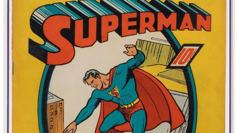 1939 Yılına Ait Orijinal “Superman” Çizgi Romanı Açık Artırmada 9,12 Milyon Dolara Satıldı