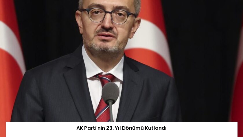AK Parti’nin 23. Yıl Dönümü Kutlandı