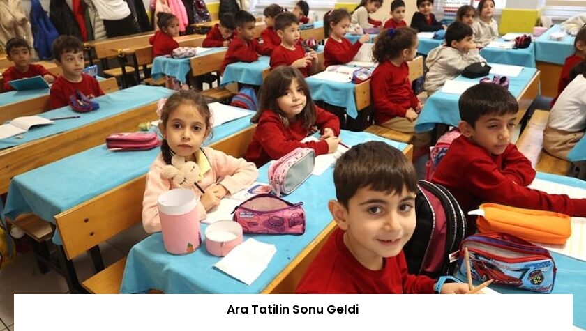 Ara Tatilin Sonu Geldi
