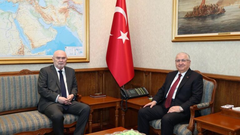 Bakan Güler, AGİT Genel Sekreteri Sinirlioğlu’nu Kabul Etti