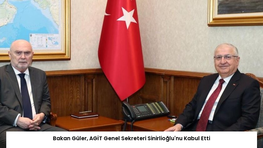 Bakan Güler, AGİT Genel Sekreteri Sinirlioğlu’nu Kabul Etti