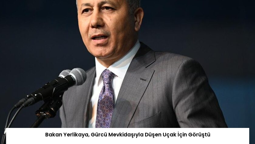 Bakan Yerlikaya, Gürcü Mevkidaşıyla Düşen Uçak İçin Görüştü