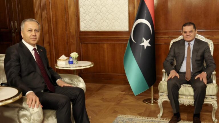 Bakan Yerlikaya, Libya Başbakanı Dibeybe ile görüştü