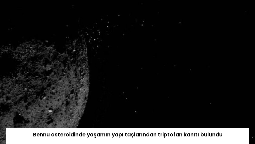 Bennu asteroidinde yaşamın yapı taşlarından triptofan kanıtı bulundu