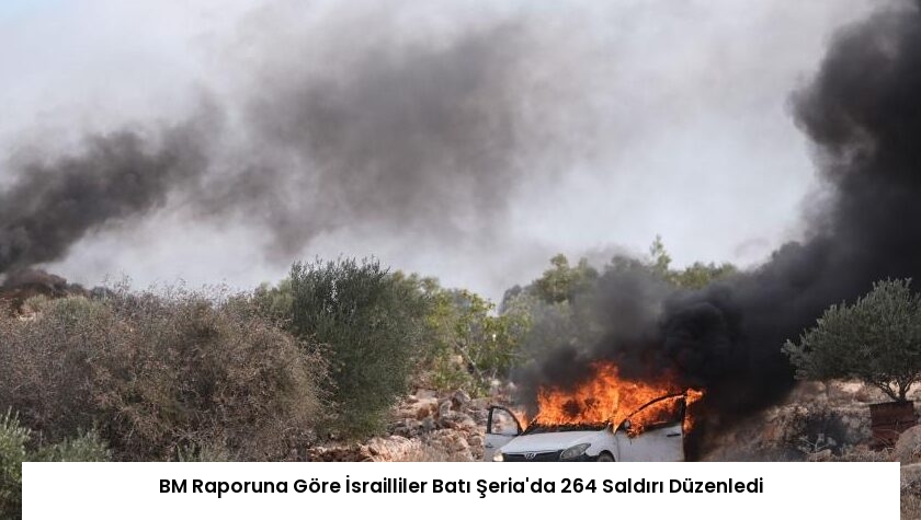 BM Raporuna Göre İsrailliler Batı Şeria’da 264 Saldırı Düzenledi