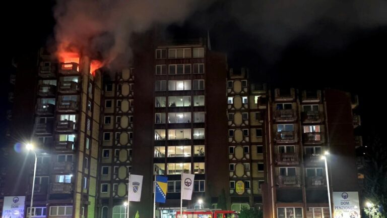 Bosna Hersek’te Huzurevinde Yangın Faciası
